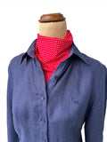 Neck Scarf - Red with White Spots