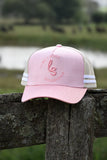 Cap - Blush Pink Linen