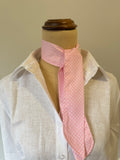 Neck Tie - Pink polka dots