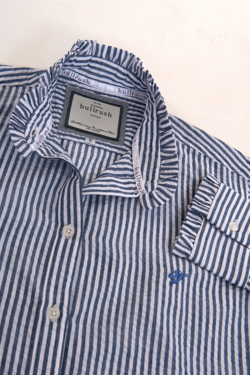 Collingrove Shirt - Navy Stripe – Lime & Soda Collective